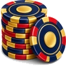 Poker icon: stack of poker chips